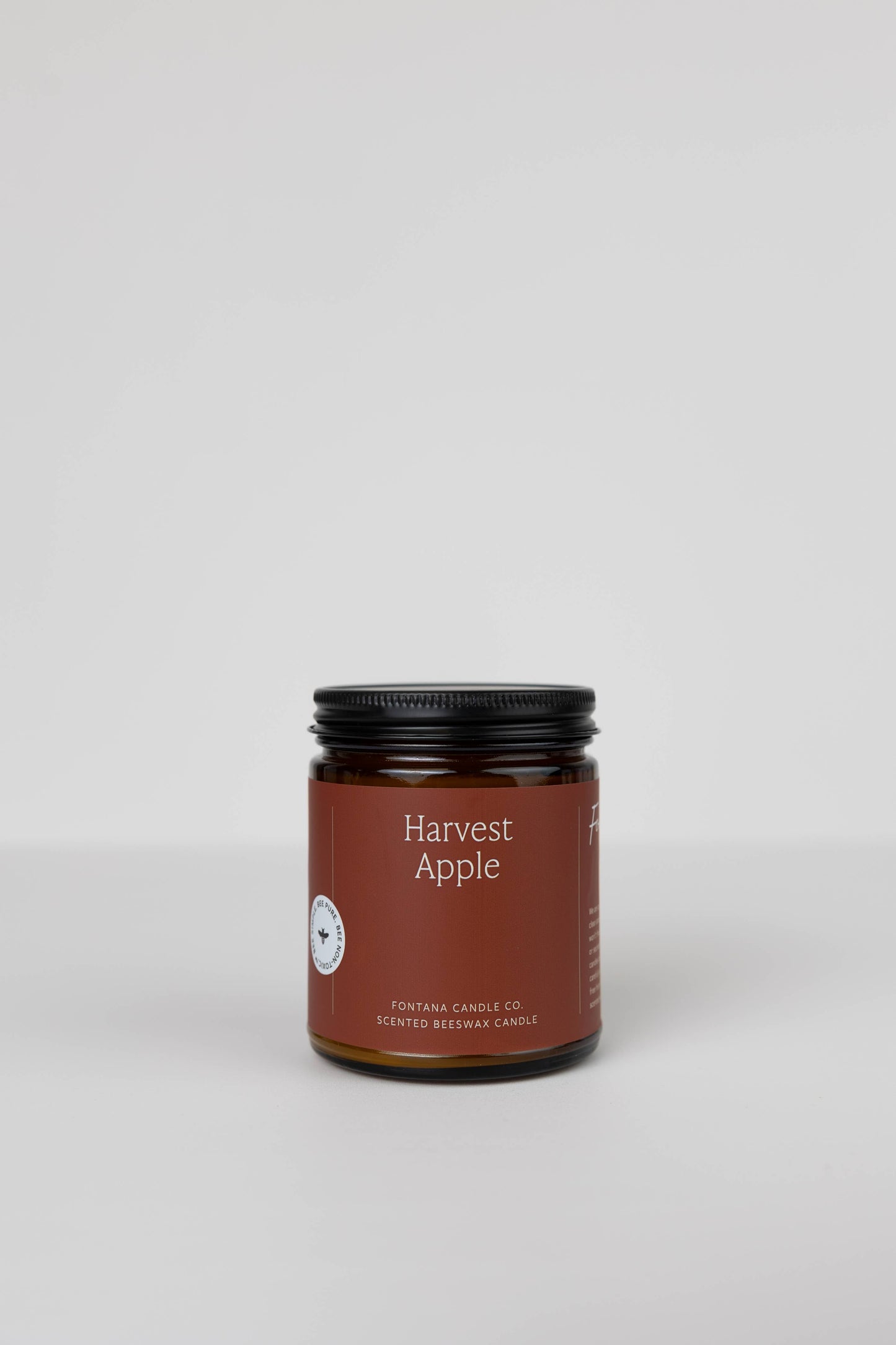 Fontana Candle Co. - Harvest Apple Essential Oil Beeswax Jar Candle